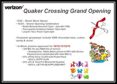 Verizon Wireless Celebrates Quaker Crossing SMART Store Opening