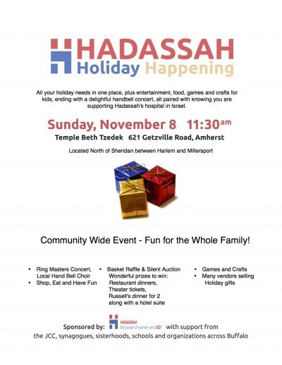 Hadassah Holiday Happening