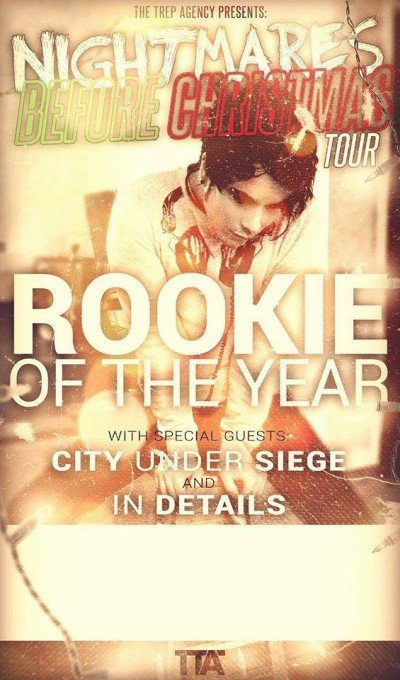 Rookie of the Year & City Under Siege at Broadway Joe's — Dec 3, 2015