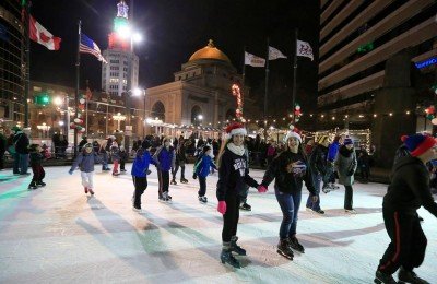 Downtown Rotary Rink Christmas Tree Lighting Celebration