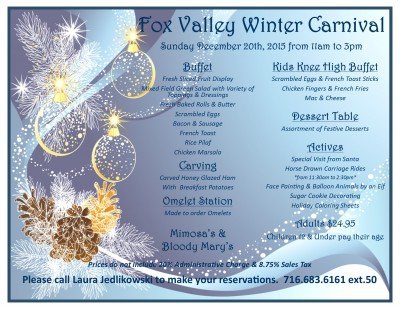 Fox Valley Winter Carnival at The Fox Valley Club — Dec 20, 2015