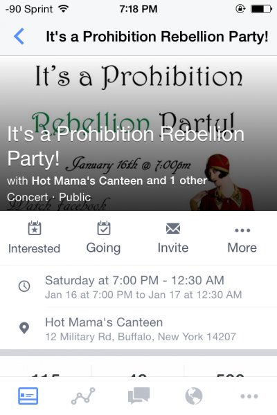 Hot Mama's Prohibition Party! at Hot Mama's Canteen — Jan 16, 2016