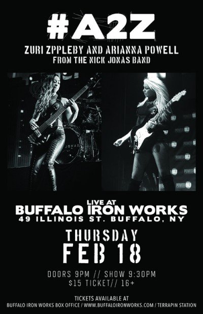 #AtoZ - Zuri Appleby & Arianna Powell at Buffalo Iron Works — Feb 18, 2016