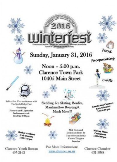 Winterfest in Clarence — Jan 31, 2016