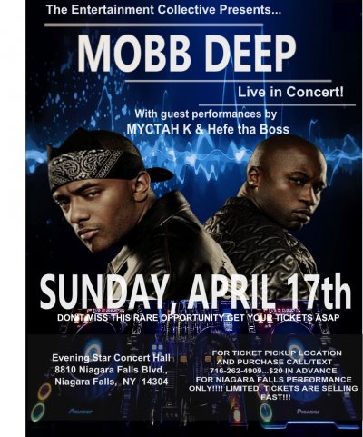THE ENTERTAINMENT COLLECTIVE PRESENTS MOBB DEEP IN CONCERT — Apr 17, 2016