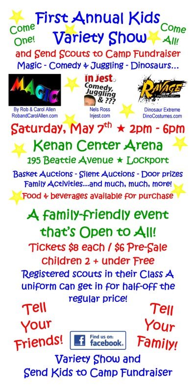1st annual kids variety show and fundraiser — May 7, 2016