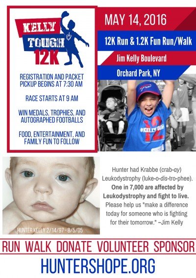 The Kelly Tough 12K and 1.2K Fun Run/Walk at New Era Field — May 14, 2016