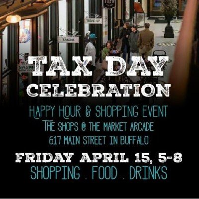 Tax Day Celebration @ Market Arcade — Apr 15, 2016