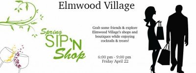 Elmwood Village Spring Sip N' Shop — Apr 22, 2016