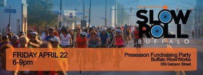 Slow Roll Buffalo Preseason Party & Fundraiser at Buffalo Riverworks — Apr 22, 2016
