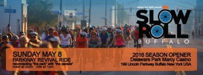 Slow Roll Parkway Revival Ride at Marcy Casino in Delaware Park — May 8, 2016