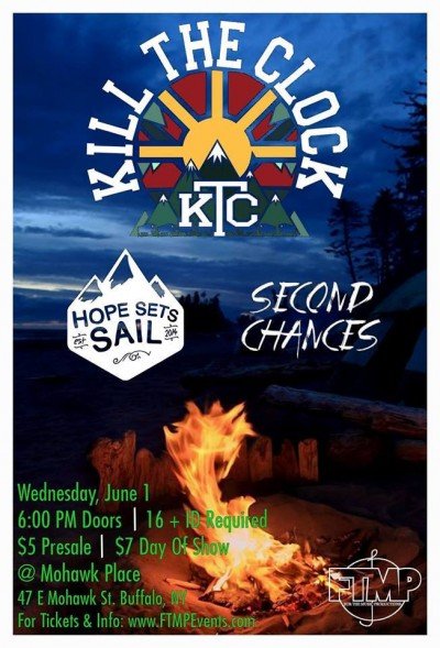 Welcome Back Summer Show, featuring: Kill The Clock, Hope Sets Sail, & Second Chances