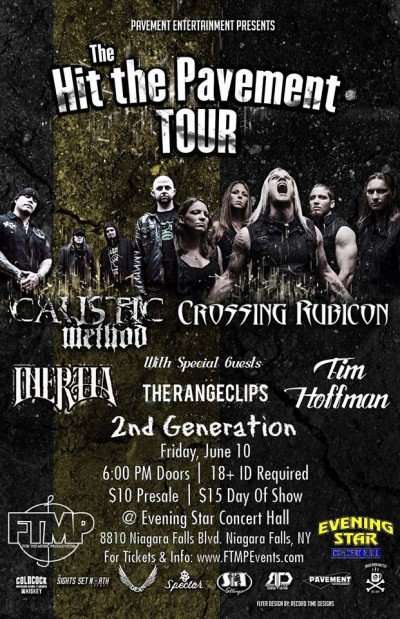 CAUSTIC METHOD & Crossing Rubicon [feat: Jeanne Sagan from All That Remains/The Acacia Strain] — Jun 10, 2016