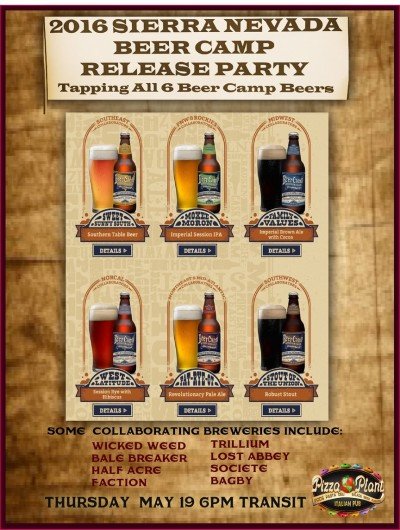 Sierra Nevada Beer Camp Tap Take Over