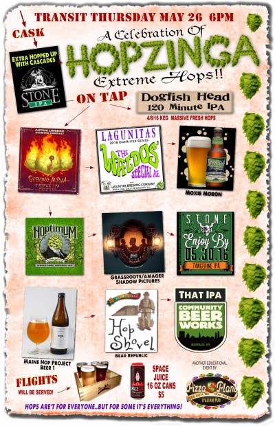 Hopzinga! Beer Tasting