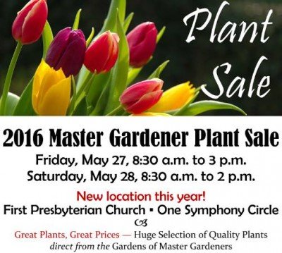 Master Gardener Plant Sale — May 27, 2016