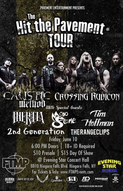 CAUSTIC METHOD & Crossing Rubicon [feat: Jeanne Sagan from All That Remains/The Acacia Strain] — Jun 10, 2016