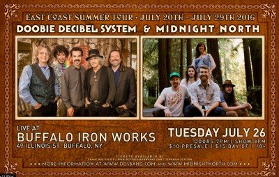 Doobie Decimal System with Midnight North at Buffalo Iron Works — Jul 26, 2016
