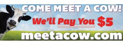 We'll Pay You $5 To Meet a Cow — Jul 22, 2016