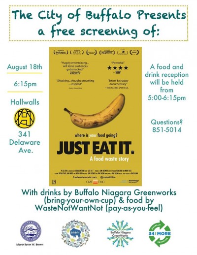 Green Drinks and "Just Eat It: A Food Waste Story"