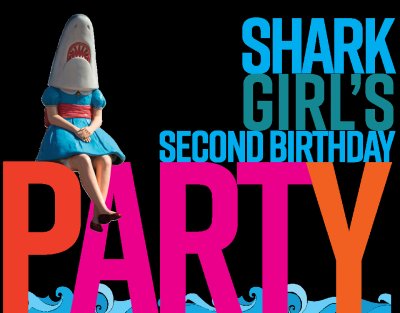 Shark Girl's Second Birthday Party