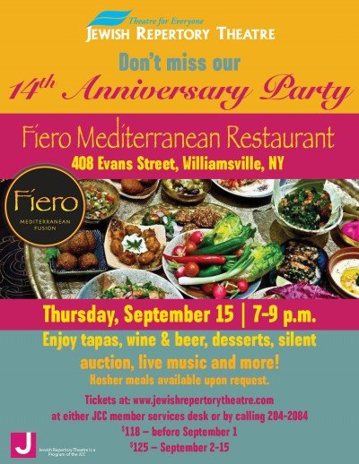 Jewish Repertory Theatre's 14th Anniversary Party — Sep 15, 2016
