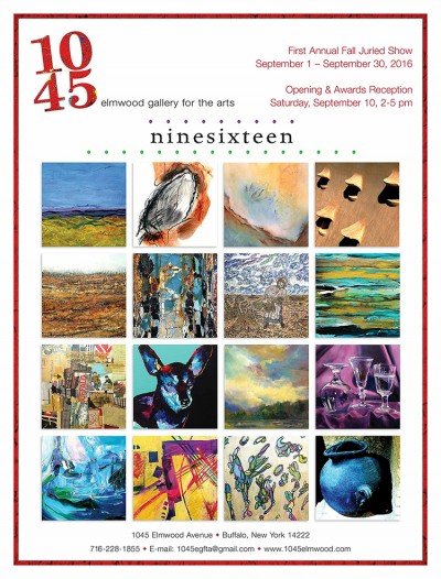 Nine Sixteen Exhibition at 1045 Elmwood Gallery for the Arts — Sep 10, 2016