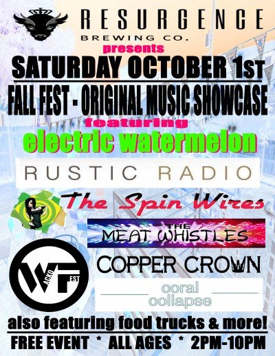 Resurgence Brewing Co's Fall Fest- Original Music Showcase
