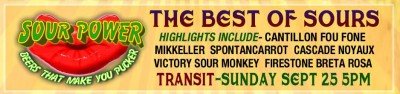 Sour Power 2016 at Pizza Plant Italian Pub - Transit Road — Sep 25, 2016