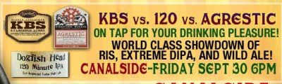 KBS vs. 120 Minute vs. Agrestic - Buffalo Beer Week at Pizza Plant Italian Pub - Canalside — Sep 30, 2016