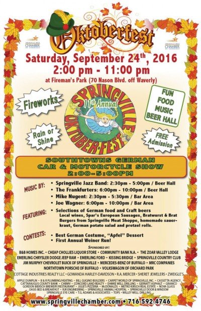 Springville Oktoberfest — Sep 24, 2016