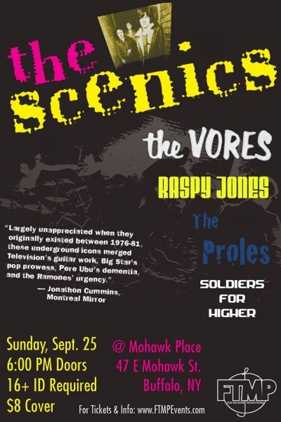 The Scenics at Mohawk Place — Sep 25, 2016