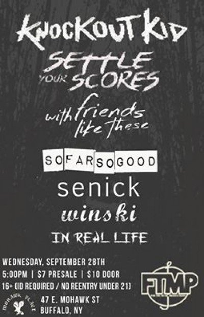 Knockout Kid at Mohawk Place — Sep 28, 2016