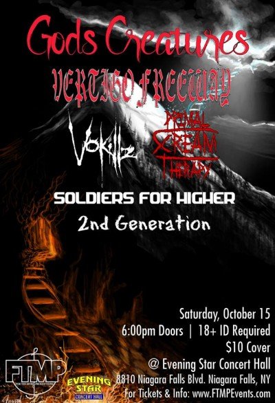 Gods Creatures [Debut Show] & Vertigo Freeway [EP Release]