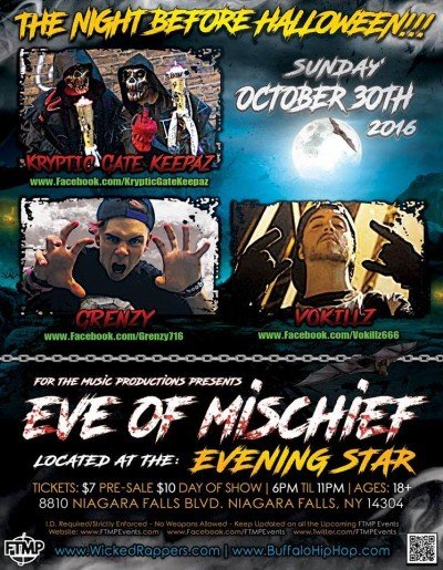 Evening Star's Eve Of Mischief Featuring Kryptic Gate Keepaz