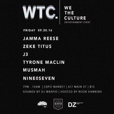 WTC: We the Culture Entertainment Event — Sep 30, 2016