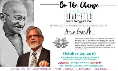 Be The Change An Evening With Arun Gandhi