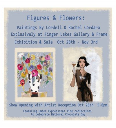 Figures & Flowers: New Paintings by Rachel & Cordell Cordaro