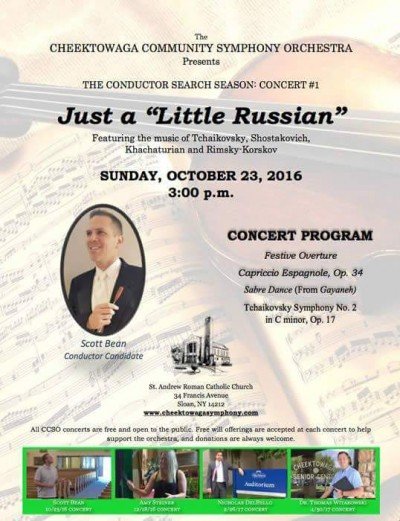 Cheektowaga Symphony Fall Concert: Just A Little Russian