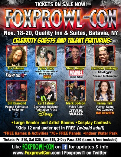 Foxprowl-con Comicon Batavia NY