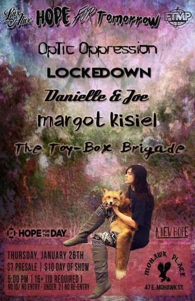 Live Alive// Hope For Tomorrow w/ Optic Oppression & more!