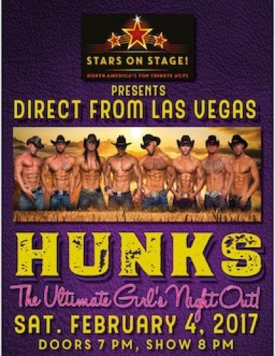 Stars on Stage Presents: HUNKS- The Ultimate Girls Night Out