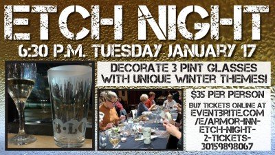 Etch Night at Armor Inn Tap Room