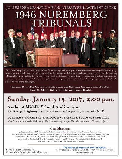 Performance: 1946 Nuremberg Tribunals Reenactments