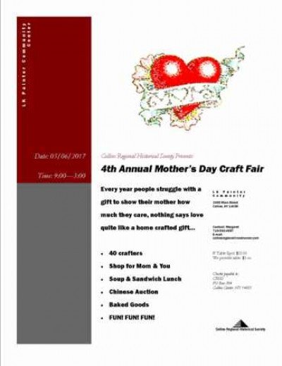 4th Annual Mother's Day Craft Fair