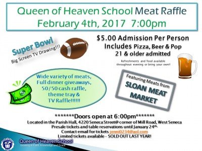 Queen of Heaven Meat Raffle