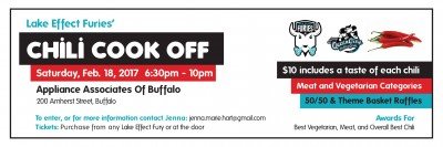 QCRG’s Lake Effect Furies 2017 Chili Cook Off