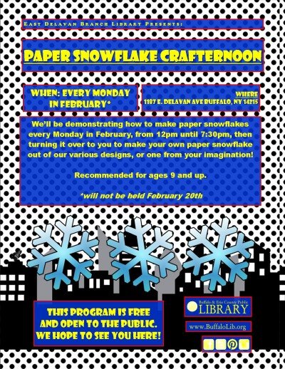 Paper Snowflake Crafternoon