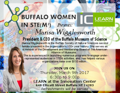 BWIS Presents: Marisa Wigglesworth, President & CEO of the Buffalo Museum of Science