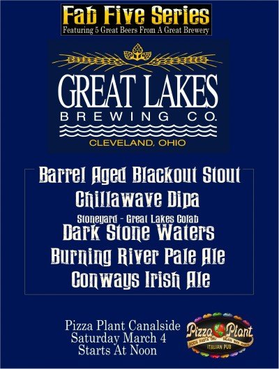 Fab Five Series - Great Lakes Tap Takeover